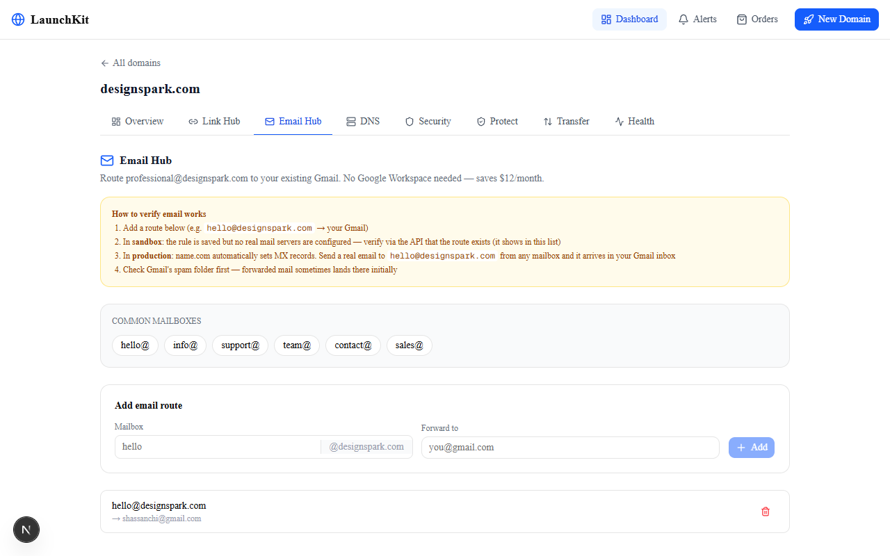 Email Hub