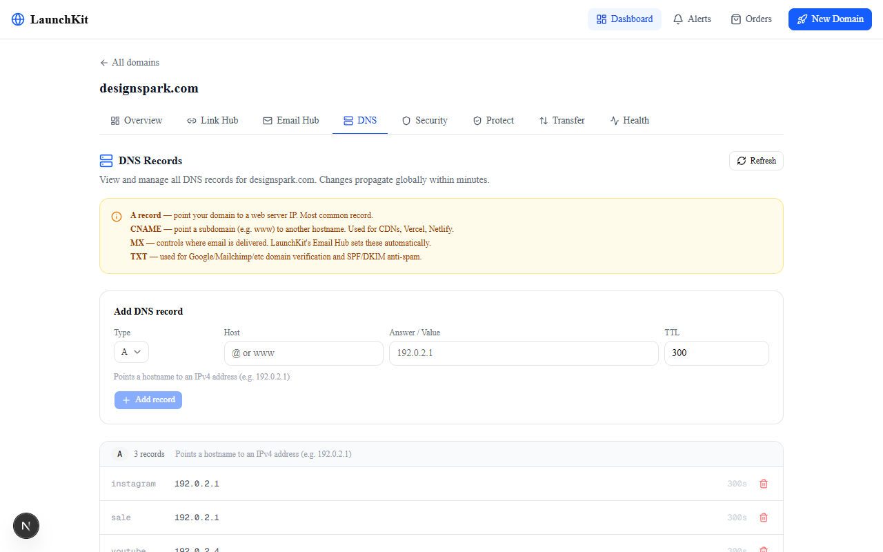 DNS Manager