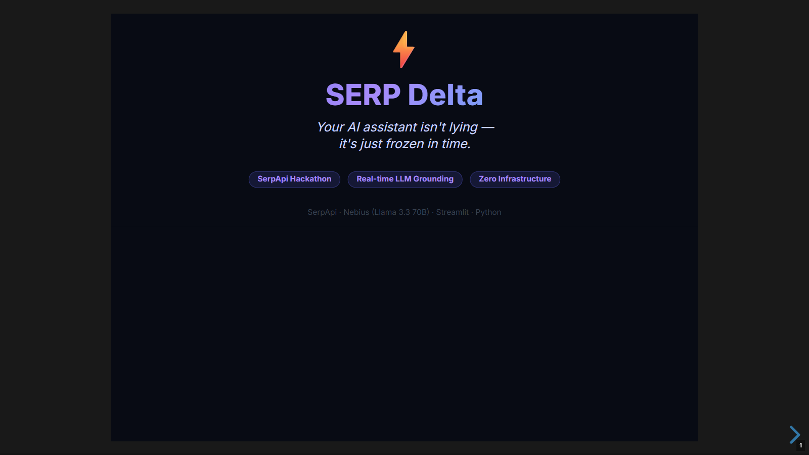 SERP Delta app overview